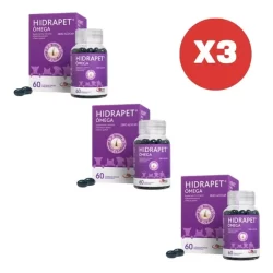 Kit 3 Hidrapet Ômega 60 Cápsulas Suplemento Agener