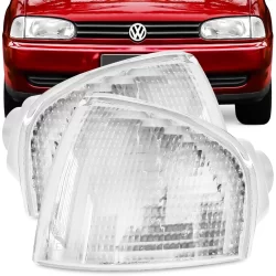 Par Lanterna Dianteira Gol Parati Saveiro G2 1995 96 97 98 1999 Pisca Seta Cristal Encaixe Arteb
