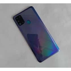 Tampa Traseira de Plástico com Lente Modelo Galaxy A21S
