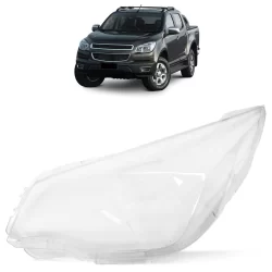 Lente Farol Dianteiro S10 2012 2013 2014 2015 2016 Transparente Lisa Acrilico
