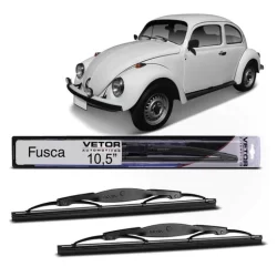 Par Palheta Limpador Parabrisa 10,5 Polegas Fusca 53 A 96