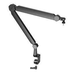 Suporte Para Microfone Fifine BM66, Ajustável, Black