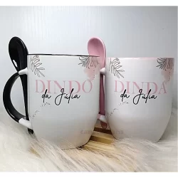 Caneca Personalizada Padrinhos (Dindos) - Promoção