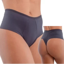 Kit 10 Calcinhas Fio Duplo Pala Dupla Conforto Cintura Alta Tanga ref 323