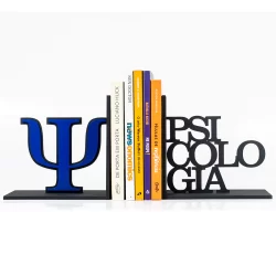 Suporte de livros Psicologia mdf decoração estudante