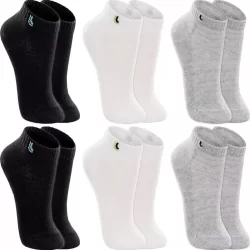Kit 6 Pares Meias Infantil Lupo Original Algodão Menino Menina Cano Curto Baixo