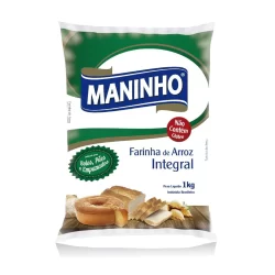 Farinha de Arroz Integral 1Kg - Maninho