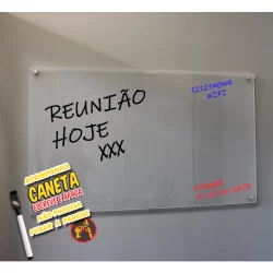 Quadro Lousa de Acrilico Transparente Planner Diario Tarefas MiniMod04 + caneta escreve apaga