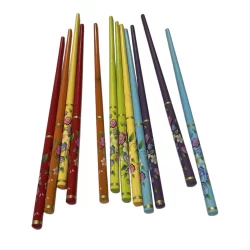 12 Palitos Madeira Para Cabelo Palito Penteado Coque