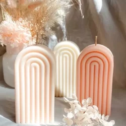 Molde Silicone Arco Vl5 Sabonete Vela Biscuit Decoração Casa