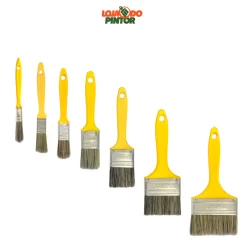 Pincel Trincha Cabo Amarelo Pintura Compel-Escolha o Tamanho