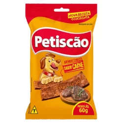 Bifinho Petiscão Tablete para Cães Sabor Carne 60g