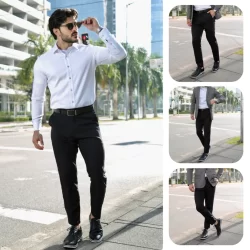 Calça Alfaiataria Masculina Slim Fit