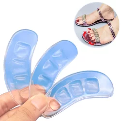 Par De Palmilha Ante pé Adesiva Antiderrapante De Gel