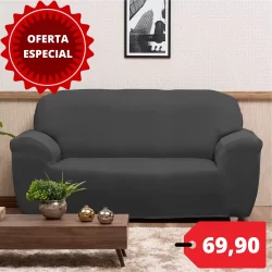 Capa de Sofá Lisa Todos os Tamanhos Avulsa Coladinha - 2 Lugares 3 Lugares 4 Lugares