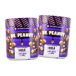 2x Pasta de Amendoim Sem açucar  - 600g cada - Dr. Peanut