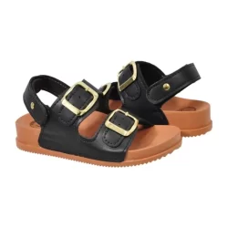 Chinelo Birken sandália papete adulto e infantil com velcro