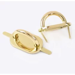 Porta Tassel/Alça para Bolsa - Dourado - Grande - 36mm - Par