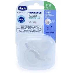 Chupeta Soft Transparente Sil Tam2. (6-16M) - Chicco