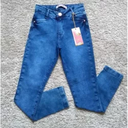 Calça Feminina Juvenil com regulagem no cós Ref. 4901