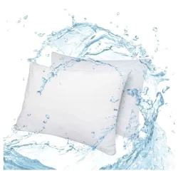 Kit Com 6 Fronhas Impermeável Anti - Ácaro Com Zíper