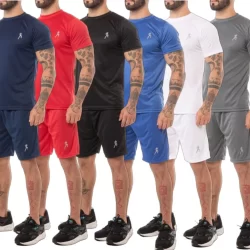 Kit 6 Camisetas Camisas Masculinas Academia Esportiva Treino
