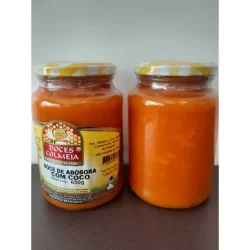 DOCE DE ABÓBORA COM COCO - VIDRO 650g - COLMEIA