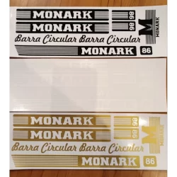 Adesivo Bicicleta Monark Barra Circular 86 Bike Antiga