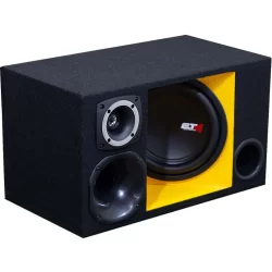 Caixa Trio Som Completa Band Pass 6 Ordem Subwoofer Grave Caixa De som