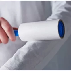 Rolo Adesivo 20 Folhas Destacável Tira Pelos Cabelos para Roupa 19,5cm Cor Sortida Prático Fácil