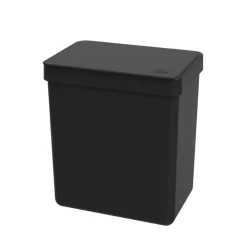 Lixeira Coza Single 2,5 Litros Preto