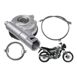 Cabo + Engrenagem Caracol Velocímetro Titan 150 Fan 150 2004/2013