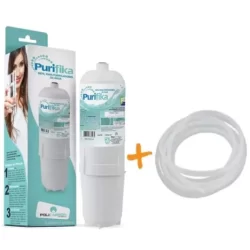 Refil Purifika Compatível C/ Purificador Filtro de Água Everest + 2 Metros De Mangueiras