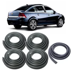 Kit 4 Borrachas de Vedação Porta e Porta Malas Vectra 2005 Em Diante Gt Gtx Elegance - 5 Peças