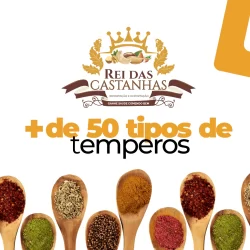 Temperos e Condimentos Premium [COM ATM] - Indústria Rei das Castanhas