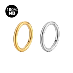 Piercing Helix Conch Tragus Daith Argola Nióbio Pvd Clik