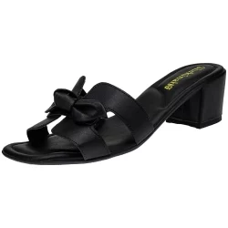 Tamanco Feminino Sandália Salto Saltinho Chinelo Shekinah Moda Confortável Laçinho Moderna Blogueira