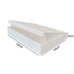 50 Unidades Caixas de Papelão 24x16x4 Pac Mini Branco Montável