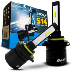 Lâmpada Shocklight Led Automotivo S14 Nano Headlight 3600 Lumens 6000k 32W Encaixe Modelo Hb3 / Hb4
