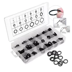 225 Peças Anel Oring De Vedação Borracha Kit Completo