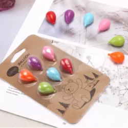 Conjunto de 6 ímãs de Geladeira em Forma de Balão Criativos, ímãs de Geladeira Magnéticos Decorativos Fofos e Personalizados