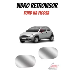 Vidro espelho refil lente retrovisor Ford KA Ficosa