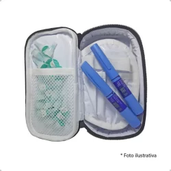 Estojo Bolsa Térmica Transporte Medicamento insulina Victoza Saxenda Ozempic Case Térmico