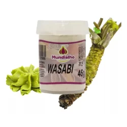 Wasabi Em Pó Raiz Forte Pote Mundialho 45g