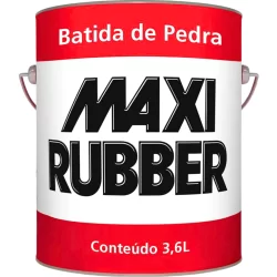 Batida De Pedra Preto 3,6l Tinta Para Emborrachamento Maxi Rubber