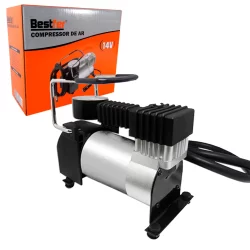 Mini Compressor De Ar Profissional 14v Com Manômetro Para Encher Ou Inflar Diversos Objetos