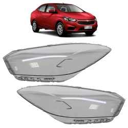 Lente Farol Principal Prisma Lt Ltz 2017 2018 2019 Fumê Lente Lisa Acrilico