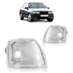 Lanterna Dianteira Pisca Seta Vectra 1993 1994 1995 1996 Cristal Lente Estriada Acrilico