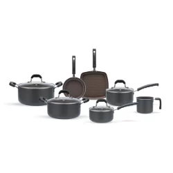 Jogo De Panelas Antiaderente Brinox - Fine 5 e 7 Peças - Ceramic Life