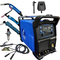Inversora Solda Multiprocesso Tig Mig Mma Corte Plasma 220v 250A Digital Sinérgica WWSoldas